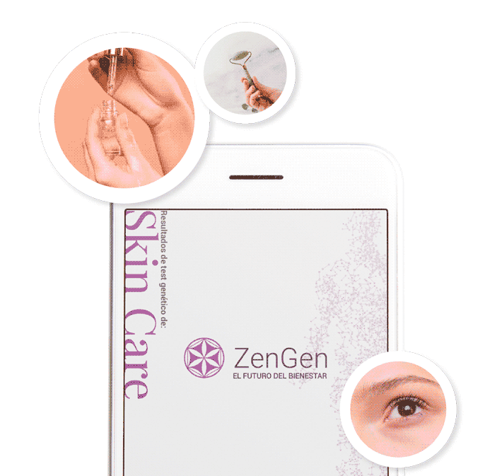 Optimiza tu bienestar con ZenGen Pruebas ADN: Descubre tu perfil genético único para skincare, toma el control de tu salud.